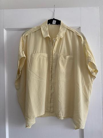 Butter Yellow Silk Top