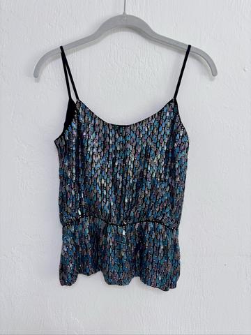 Aryn K. Sequin camisole top XS