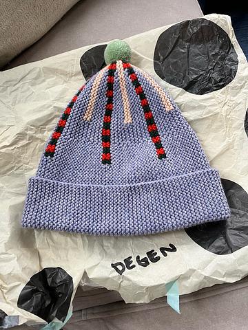 Lilac Star Beanie