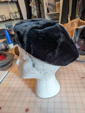 Black Velvet Hat