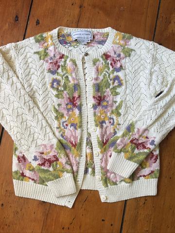 Floral cardigan