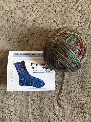 Sea Wool Bordello Socks Yarn and Pattern