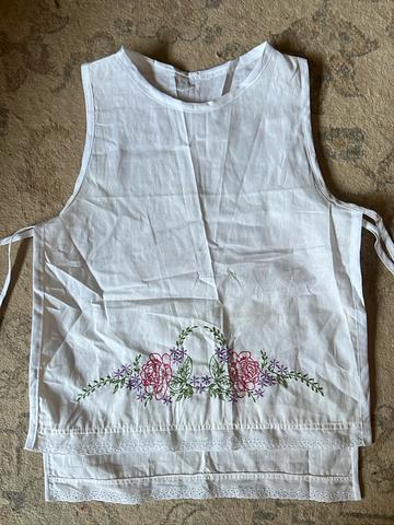 Vintage pillowcase tie-top