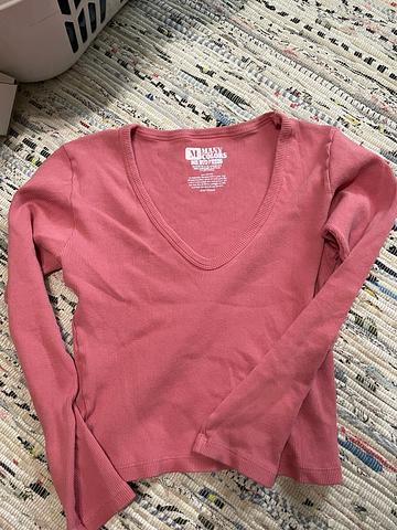 Long Sleeve V-Neck Tee