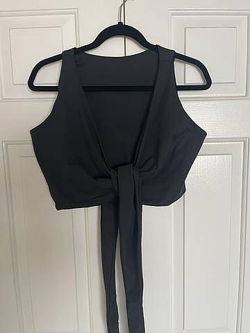 Black Saturna Swim Top