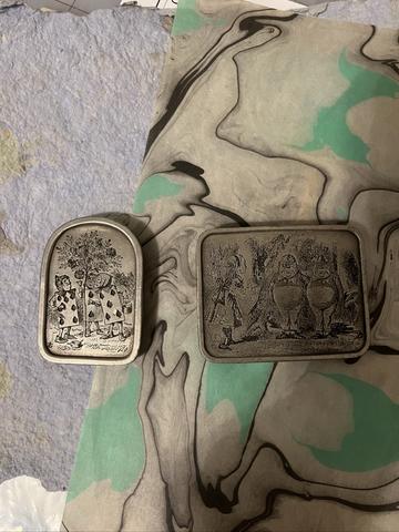 Alice in Wonderland Belt Buckles
