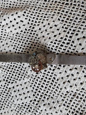 Steampunk bracelet with watchband
