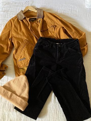 Technical corduroy pants