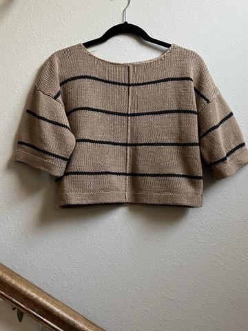 Cropped Boxy Sweater