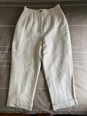 linen blend dress pants