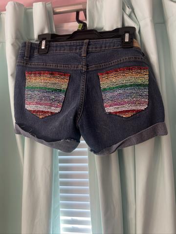 bedazzled shorts