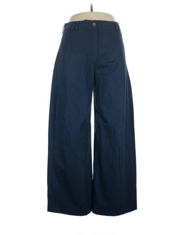 Offon navy cotton wide leg pants M L