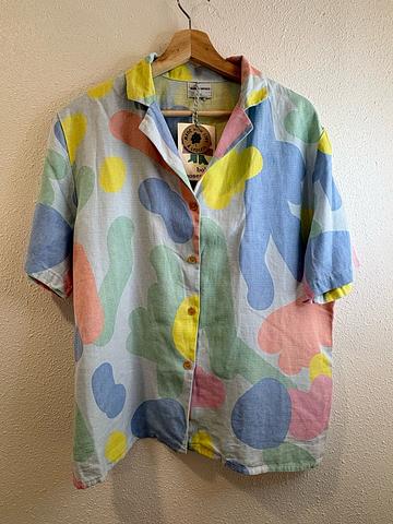 Bobo Choses Pastel Abstract Button Down