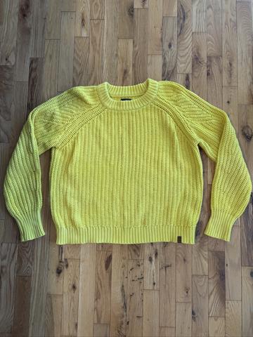 Chunky knit cotton sweater