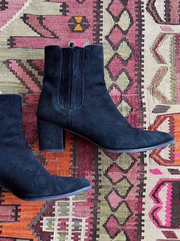Black Suede Boots