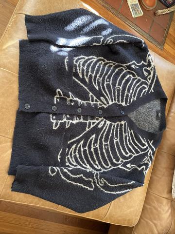 Skeleton cardigan