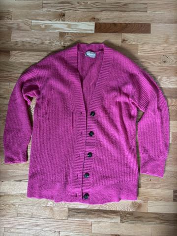 Oversized Alpaca Cardigan