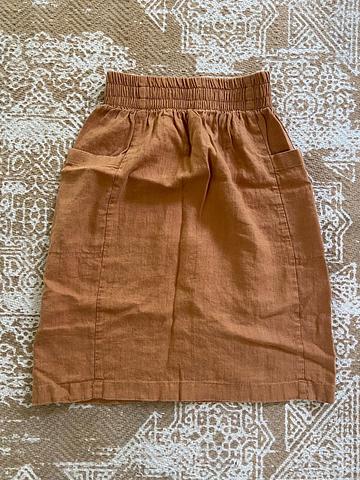 Side Panel Pockets Skirt