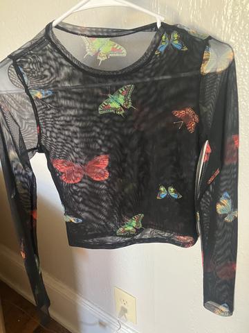 Mesh Butterfly Shirt 🦋