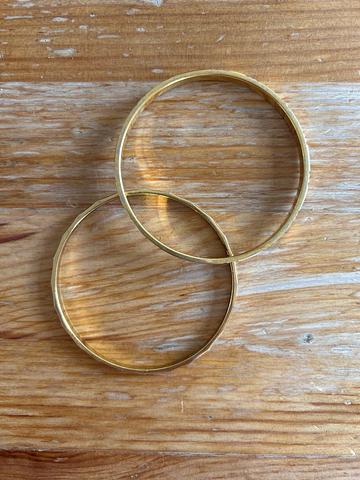 Gold filled bangles