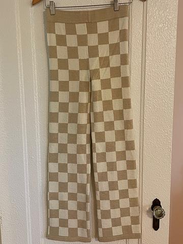 checker pants