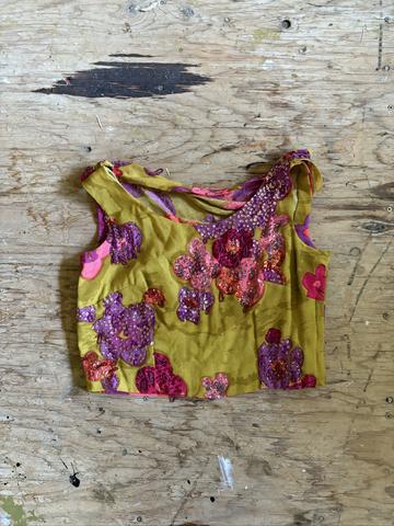 Hand-Beaded Tank Top