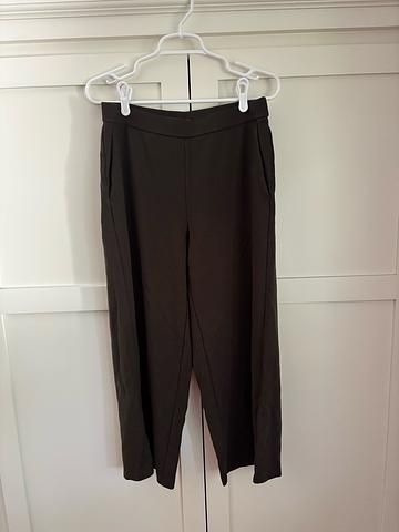Cropped wide leg pants
