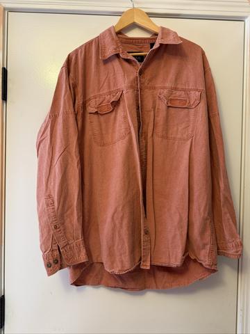 Redhead button down