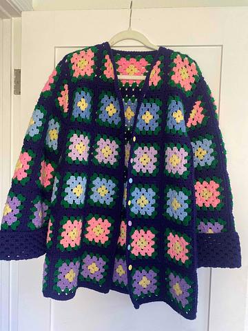 patchwork cartigan