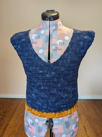 Reversible crochet top