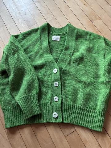 Wool cardigan