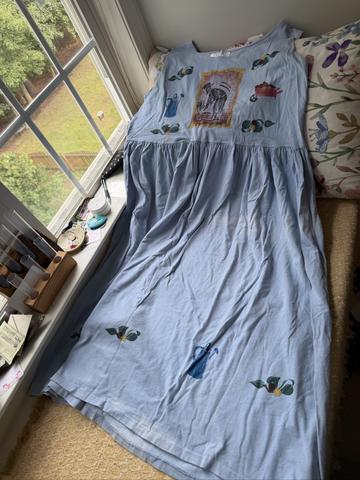 Anna Wear hand painted dress