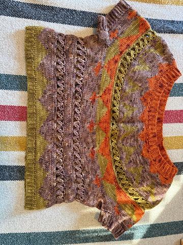 Cropped Sweater - Handknit