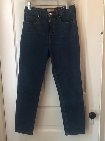 high rise cigarette Jeans