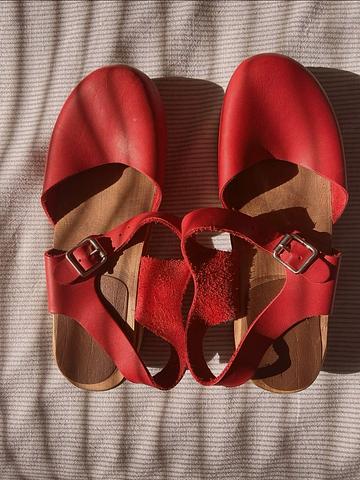 Low 🍒 Mary Jane clogs
