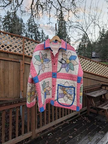 Floral Quilt Coat