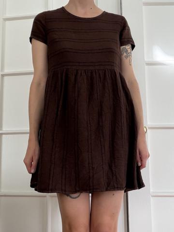 Striped Babydoll Dress