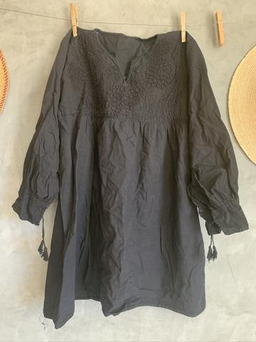 Handmade cotton folk tunic/blouse