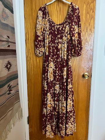 Floral longsleeve dress