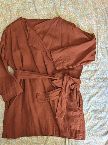 Long sleeve linen jacket