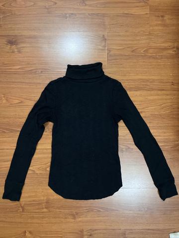 basic black turtleneck