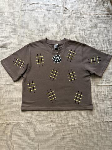 Raisin terry cloth tee