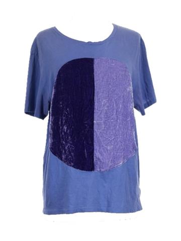 Split circle tee