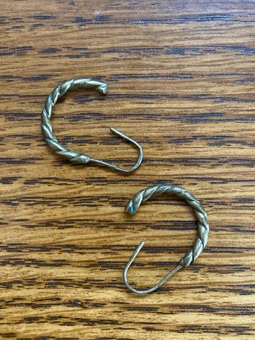 Petra n.2 bronze earrings