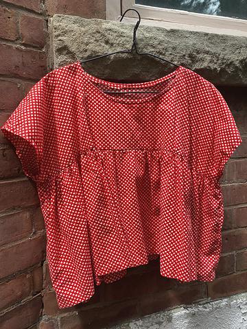 Self drafted babydoll top