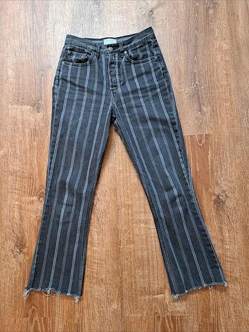 Boyish Darcy Striped Cropped Flare