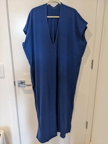 Blue stretch dress