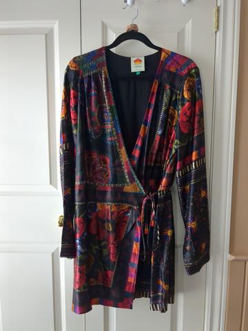 Anthropologie Printed Wrap Dress