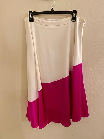 Two tone a line skirt