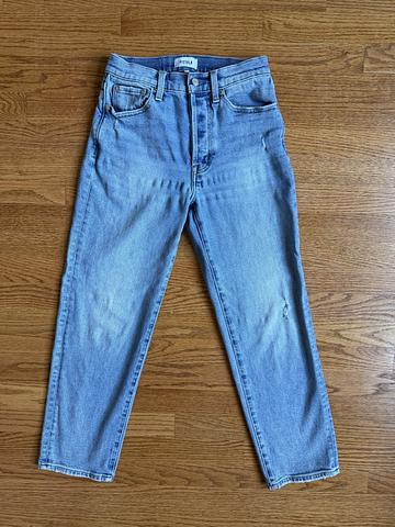 High-rise Straight-leg Jeans